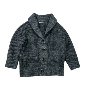 GAP Kids Gray Shawl Collar Sweater